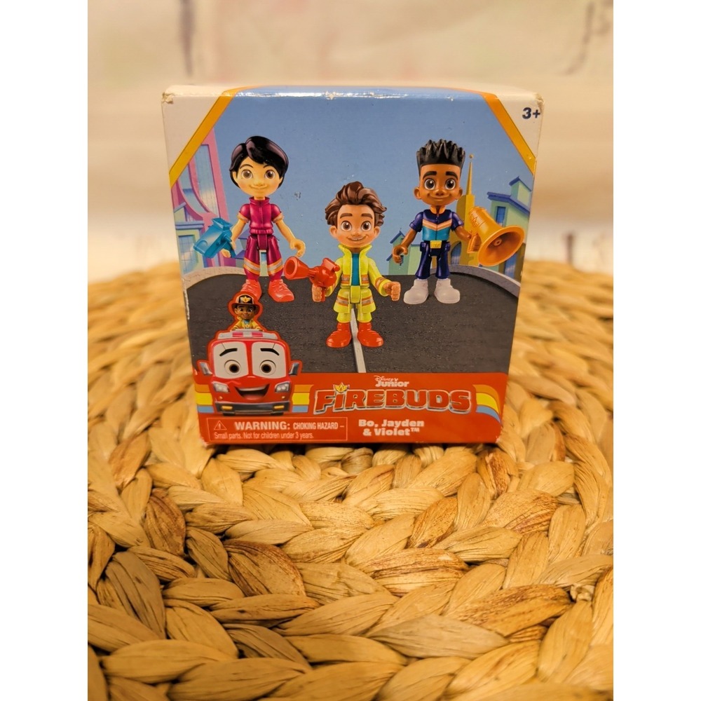 Disney Junior Firebuds 3 Collectable Action Figures Gift Pack Set NEW